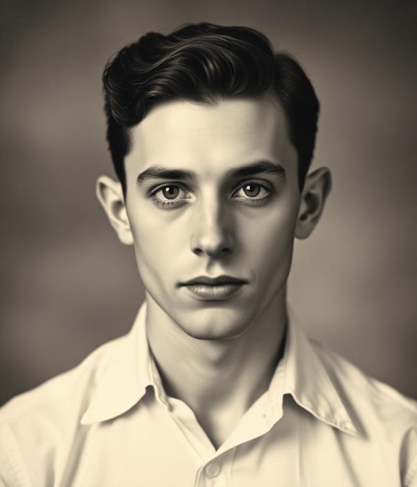 Yosef Laufer as a young man